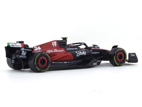 2023 Alfa-Romeo C43 Stake team Zhou Guanyu 1:43 Bburago Formula 1 diecast scale model car