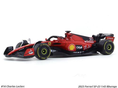 2023 Ferrari SF-23 Charles Leclerc 1:43 Bburago & Coffee mug set scale model car