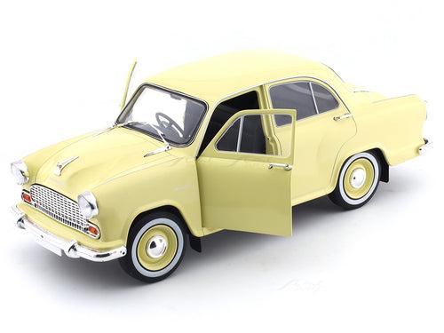 Ambassador MK II beige 1:18 Vahanam diecast Scale Model car collectible