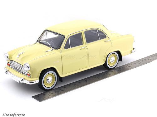 Ambassador MK II beige 1:18 Vahanam diecast Scale Model car collectible