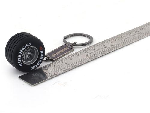 Goodyear Race Car tire with Rim keyring / keychain