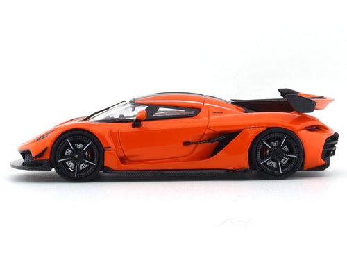 Koenigsegg Jesko orange 1:64 HKM diecast scale model car miniature