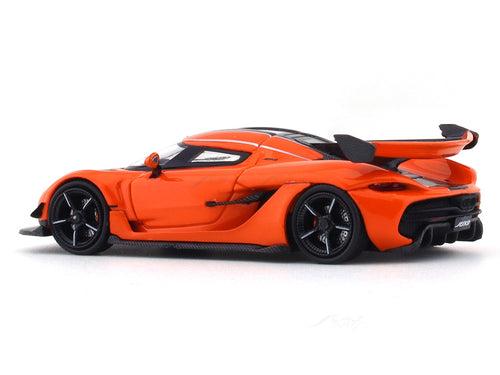 Koenigsegg Jesko orange 1:64 HKM diecast scale model car miniature