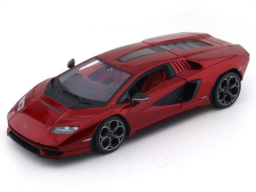 Lamborghini Countach LPI 800-4 Red 1:24 Bburago licensed diecast Scale Model car