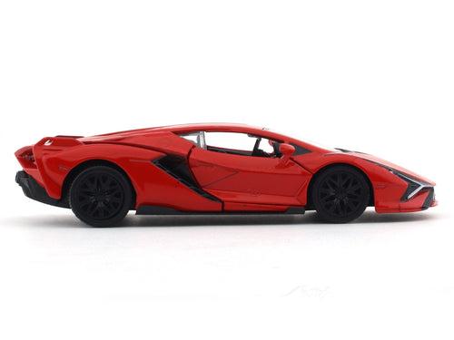 Lamborghini Sian FKP37 red 1:36 Super Fast pull back car scale model