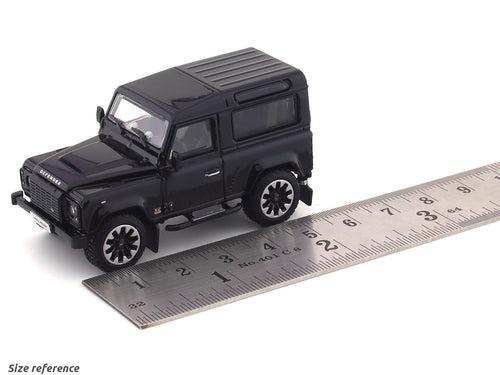 Land Rover Defender 90 Works 70th Edition black 1:64 LCD Models diecast scale model car miniature