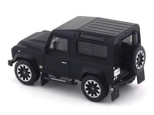 Land Rover Defender 90 Works 70th Edition matte black 1:64 LCD Models diecast scale model car miniature