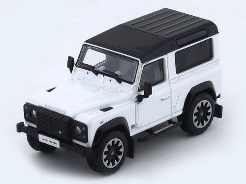 Land Rover Defender 90 Works 70th Edition white 1:64 LCD Models diecast scale model car miniature