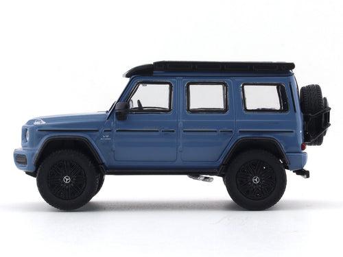 Mercedes-Benz G63 4x4 Roofrack blue 1:64 NZG diecast scale model car miniature