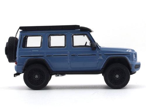 Mercedes-Benz G63 4x4 Roofrack blue 1:64 NZG diecast scale model car miniature