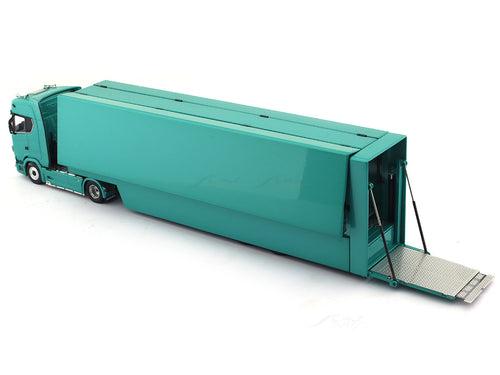 Scania V8 730S Aston Martin Transporter 1:64 Kengfai scale model collectible truck