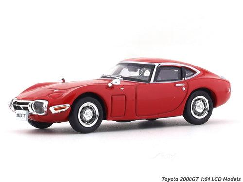 Toyota 2000GT red 1:64 LCD Models diecast scale model car miniature