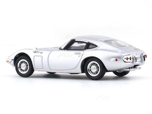 Toyota 2000GT silver 1:64 LCD Models diecast scale model car miniature