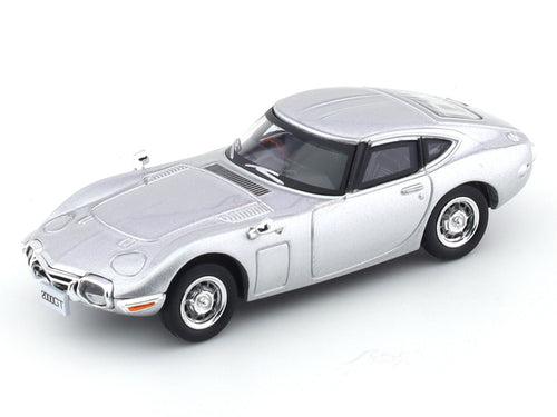 Toyota 2000GT silver 1:64 LCD Models diecast scale model car miniature