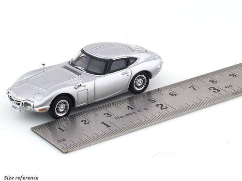 Toyota 2000GT silver 1:64 LCD Models diecast scale model car miniature