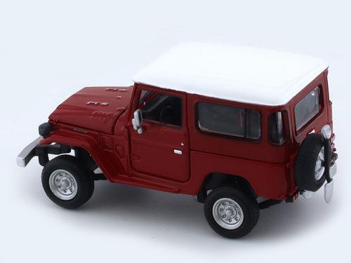 Toyota Land Cruiser FJ40 Red White 1:64 Hobby Fans diecast scale model car miniature