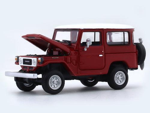 Toyota Land Cruiser FJ40 Red White 1:64 Hobby Fans diecast scale model car miniature