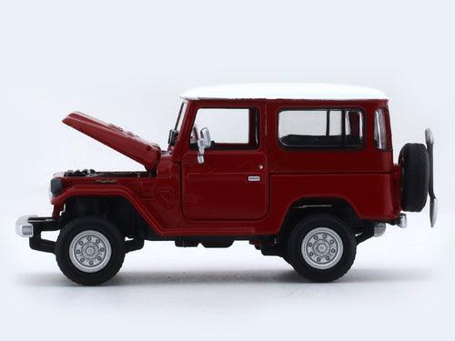 Toyota Land Cruiser FJ40 Red White 1:64 Hobby Fans diecast scale model car miniature