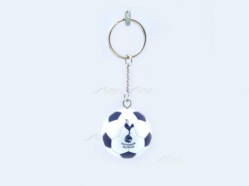 Tottenham football white keyring / keychain