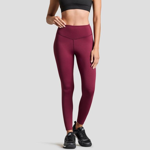 Womens Limitless Leggings - Burgundy