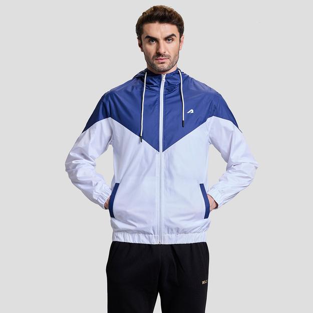 Windrush Mens Windcheater - Blue/White