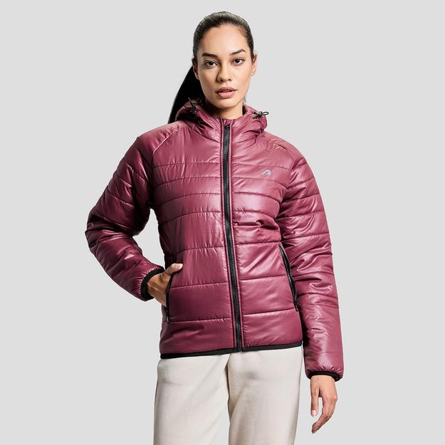 Polar Womens Puffer Jacket - Windsor Wine