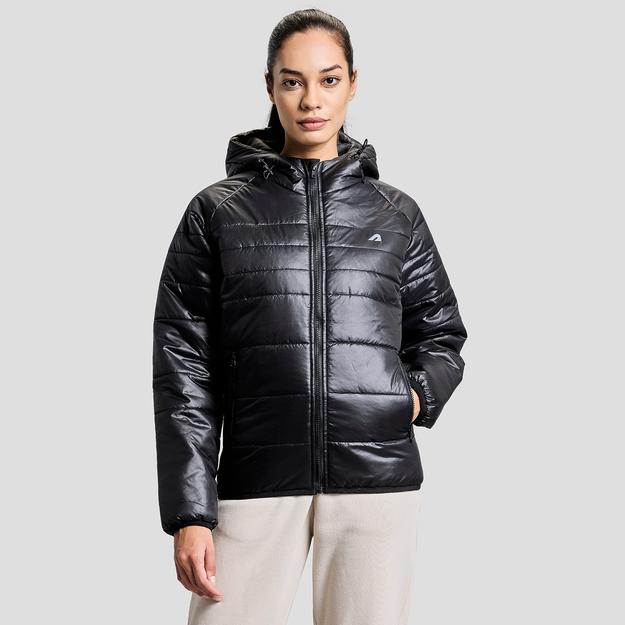 Polar Womens Puffer Jacket - Black