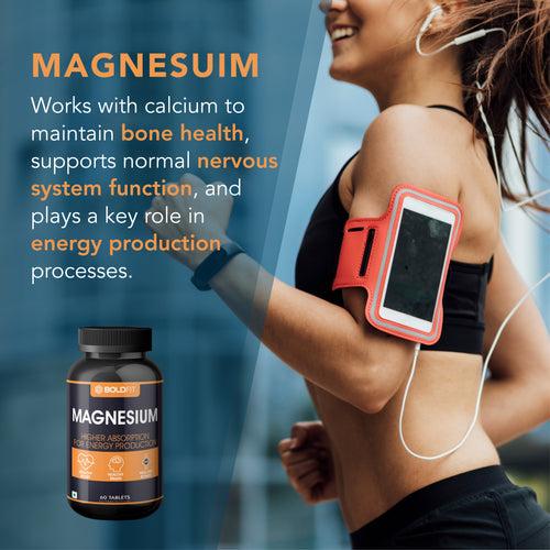 Boldfit Magnesium Complex 824mg Supplement