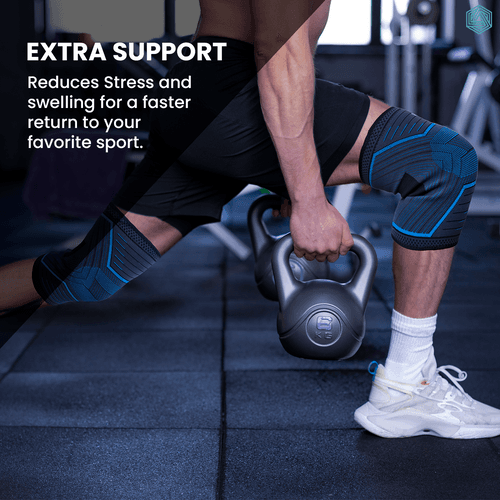 Boldfit Knee Support Sleeve/Cap-Blue