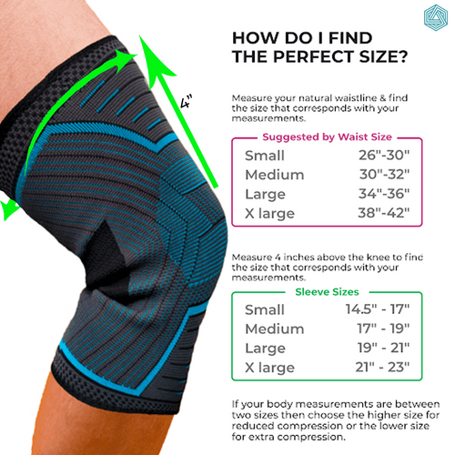 Boldfit Knee Support Sleeve/Cap-Blue