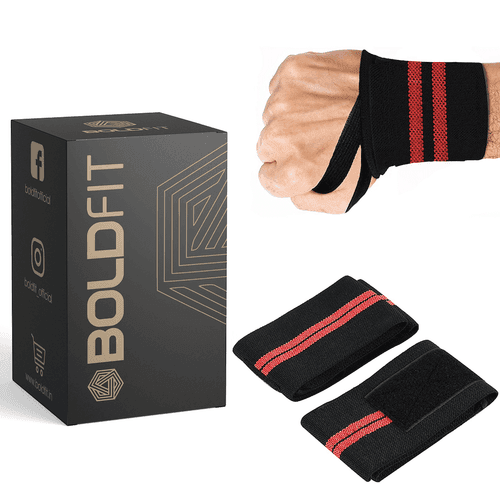 Boldfit Wrist Band for Men & Women, Wrist Supporter for Gym.