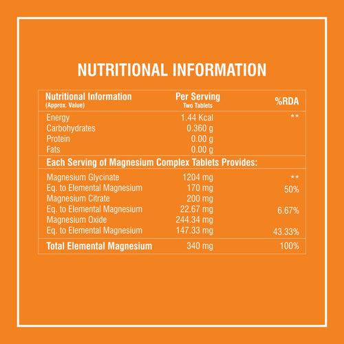 Boldfit Magnesium Complex 824mg Supplement