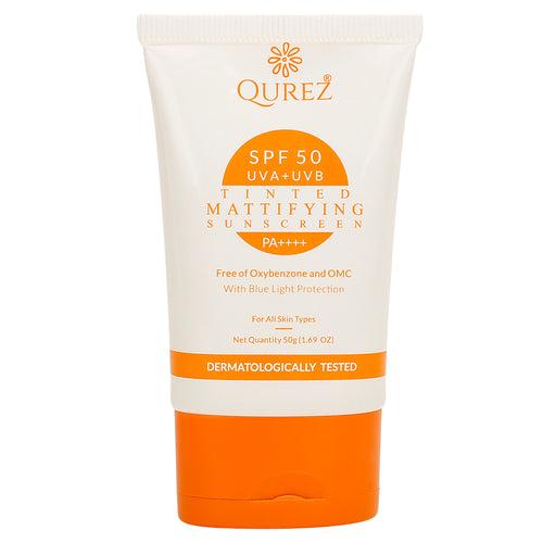 Mattifying Tinted Sunscreen  SPF 50 PA++++ | Oxybenzone & OMC Free