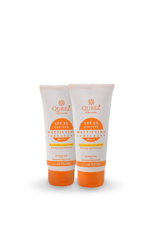 Mattifying Tinted Sunscreen  SPF 50 PA++++ | Oxybenzone & OMC Free