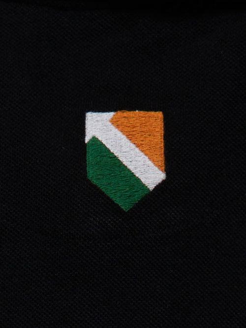 Bharat-India Polo Shirt - Black