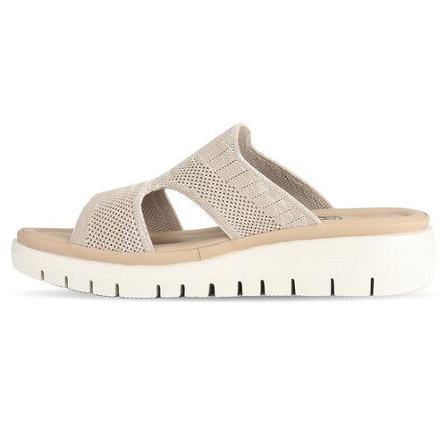 Eden knit textured slip-on mule