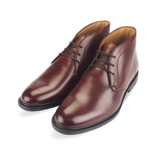 Men Formal Lace-Up Mid-Top Shoe