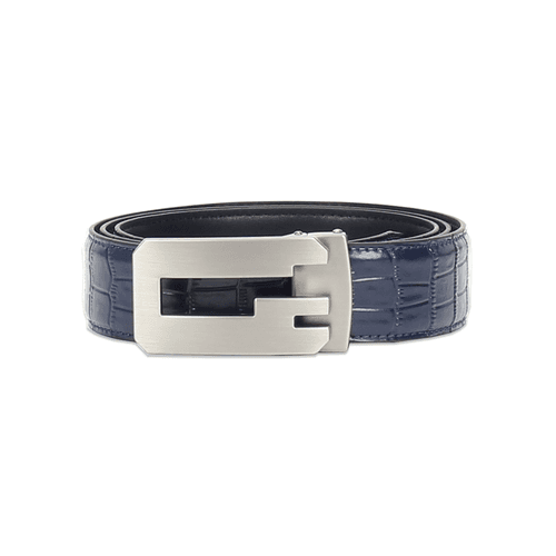 Men's Glossy finish Textured belt