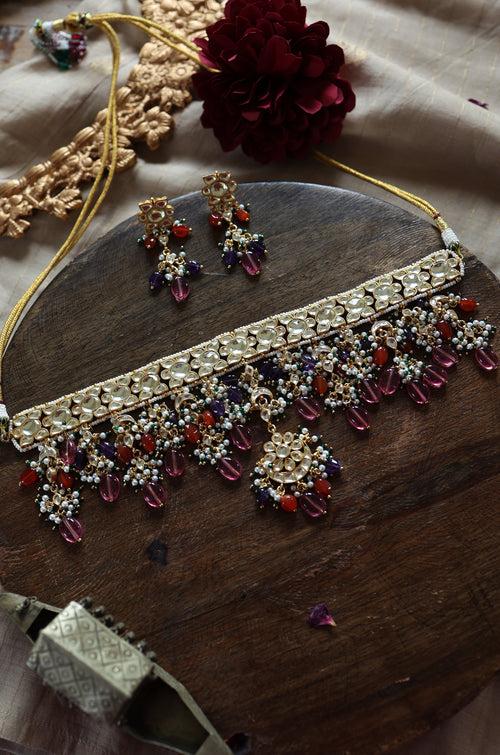 Vamika Kundan Necklace Set