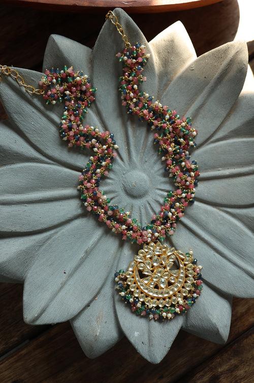 Saumya Multicolored Kundan Necklace