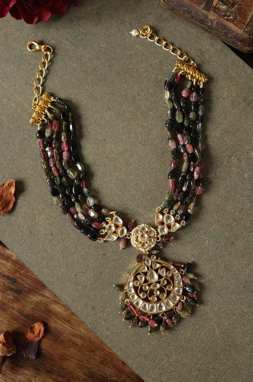 Srishti Multicolored Kundan Necklace