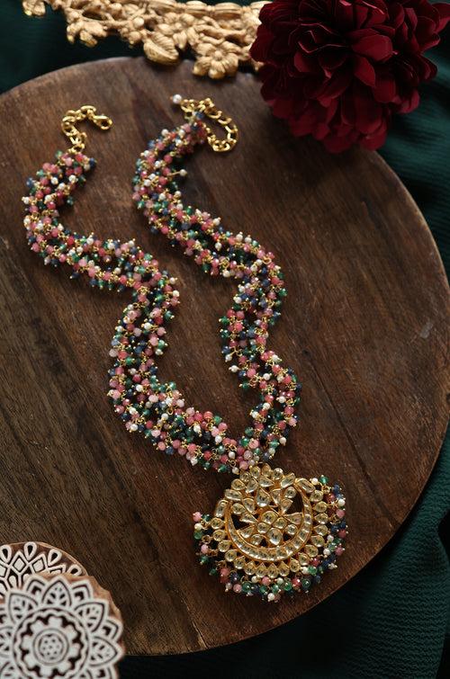 Saumya Multicolored Kundan Necklace
