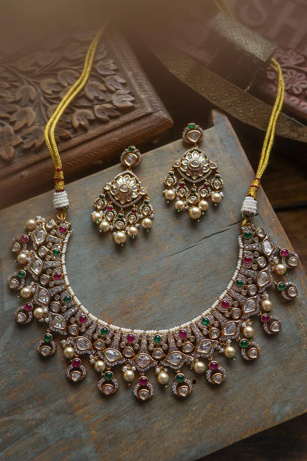 Maya Polki Necklace Set