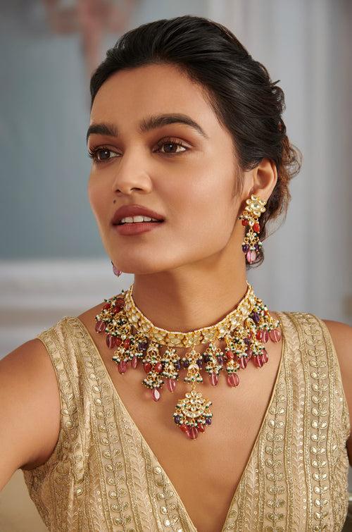 Vamika Kundan Necklace Set