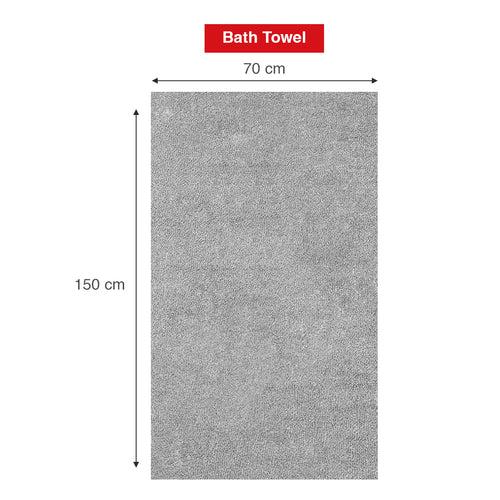 Arias by Lara Dutta Abstract 250 GSM Bamboo Polycotton Bath Towel 70 x 150 cm (Multicolor)