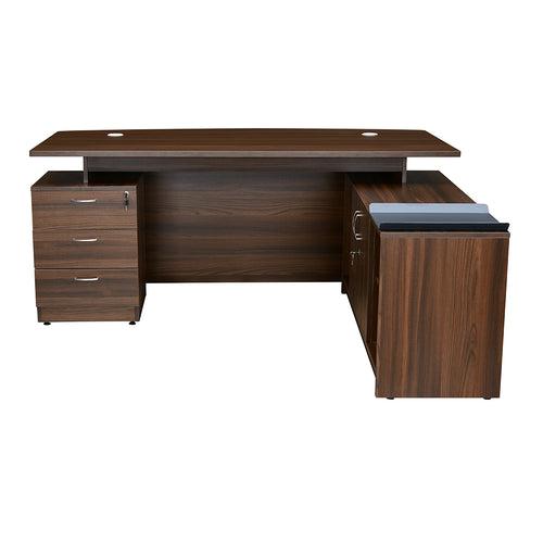 Nilkamal Elegant Neo Office Table (Walnut)