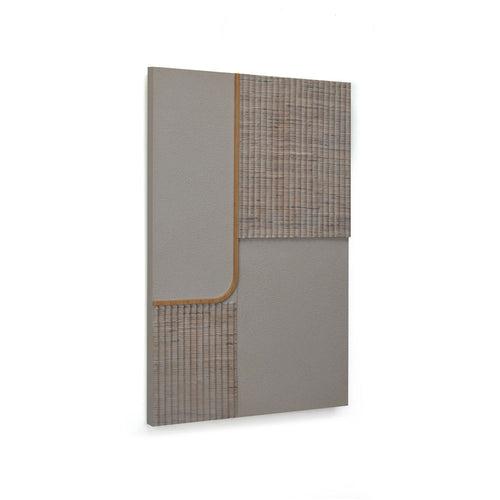 Alternate Fluting Design Wall Decor (Cream)