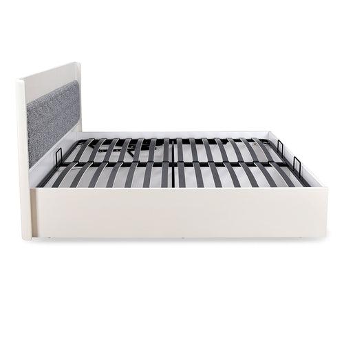 Nix King Bed with Hydraulic Storage (Beige)