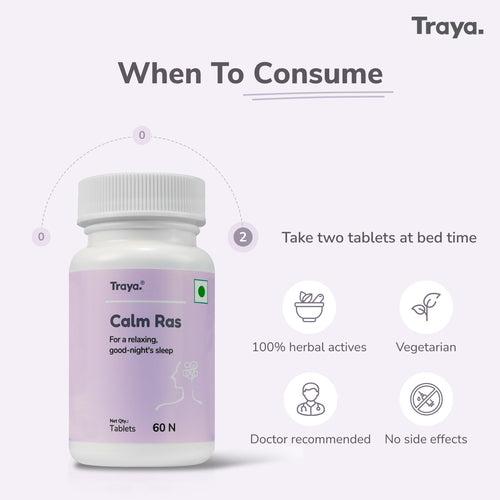 Calm Ras | 100% Herbal Actives | Helps manage Anxiety & Stress