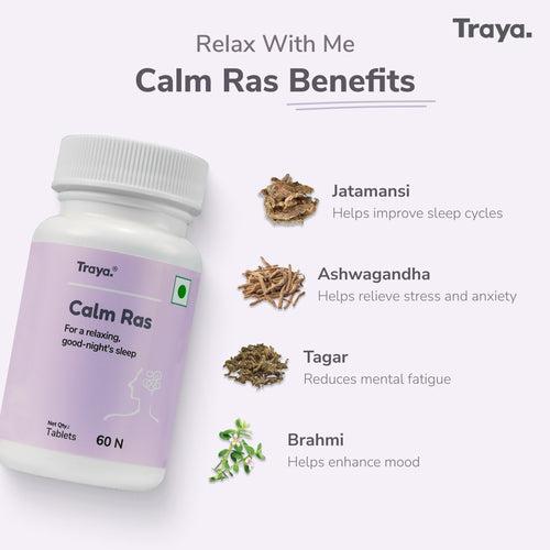 Calm Ras | 100% Herbal Actives | Helps manage Anxiety & Stress